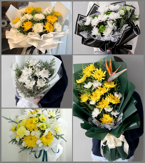 湖南永州祁阳县龚家坪镇酒塘村白事花束代送